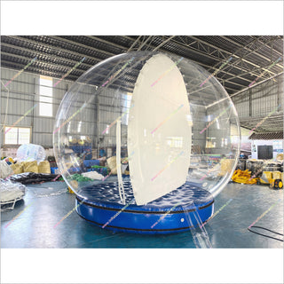 Snowman Inflatable Snow Globe Blow Up Photo Booth Cheap Christmas Decorations Snow Globe Inflatable Rental