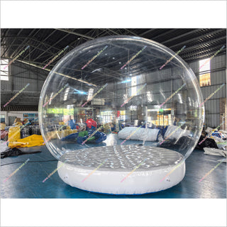 Transparent Clear Snow Globe Target Inflatable Bubble Tent House Dome Outdoor Blow Up Snow Globe Decoration