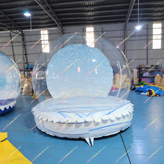 Elevate your holiday décor with our Personalized Snow Globe Inflatable Bubble Tent! This clear, durable design is perfect for indoor use, creating a magical winter display. Ideal for festive gatherings or unique photo ops, it’s easy to set up and brings Christmas charm to any space!