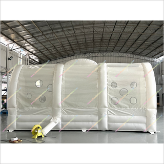 Commercial Sport Large Inflatable Football Challenge Basketball Shooting Hoop Soccer Games For Fun