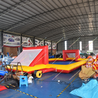 Elevate your event with our Sport Playground Indoor Soccer Pitch Rentals! This inflatable water soap football field is perfect for parties, team-building, and celebrations. Safe, exciting, and easy to set up—ideal for all ages to enjoy friendly matches, laughter, and unforgettable fun!