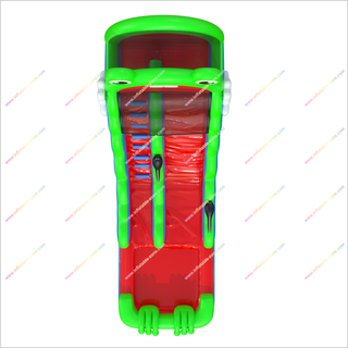 Frog-Themed Summer Inflatable Water Slides Jump Into Fun Inflatables Bounce House Water Slide Pool