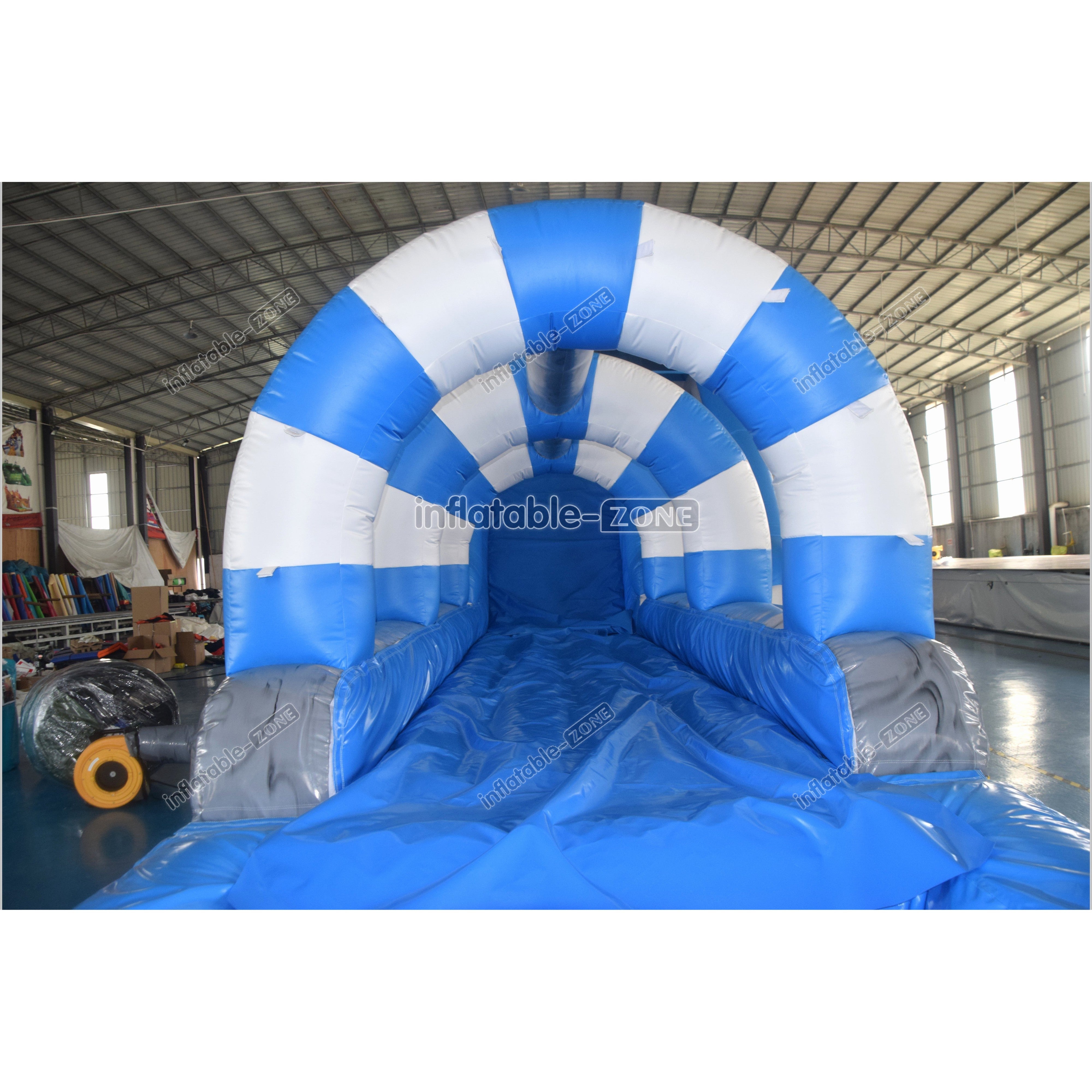 Super Long Water Slide Inflatable Water Jumper Commercial Inflatable S ...