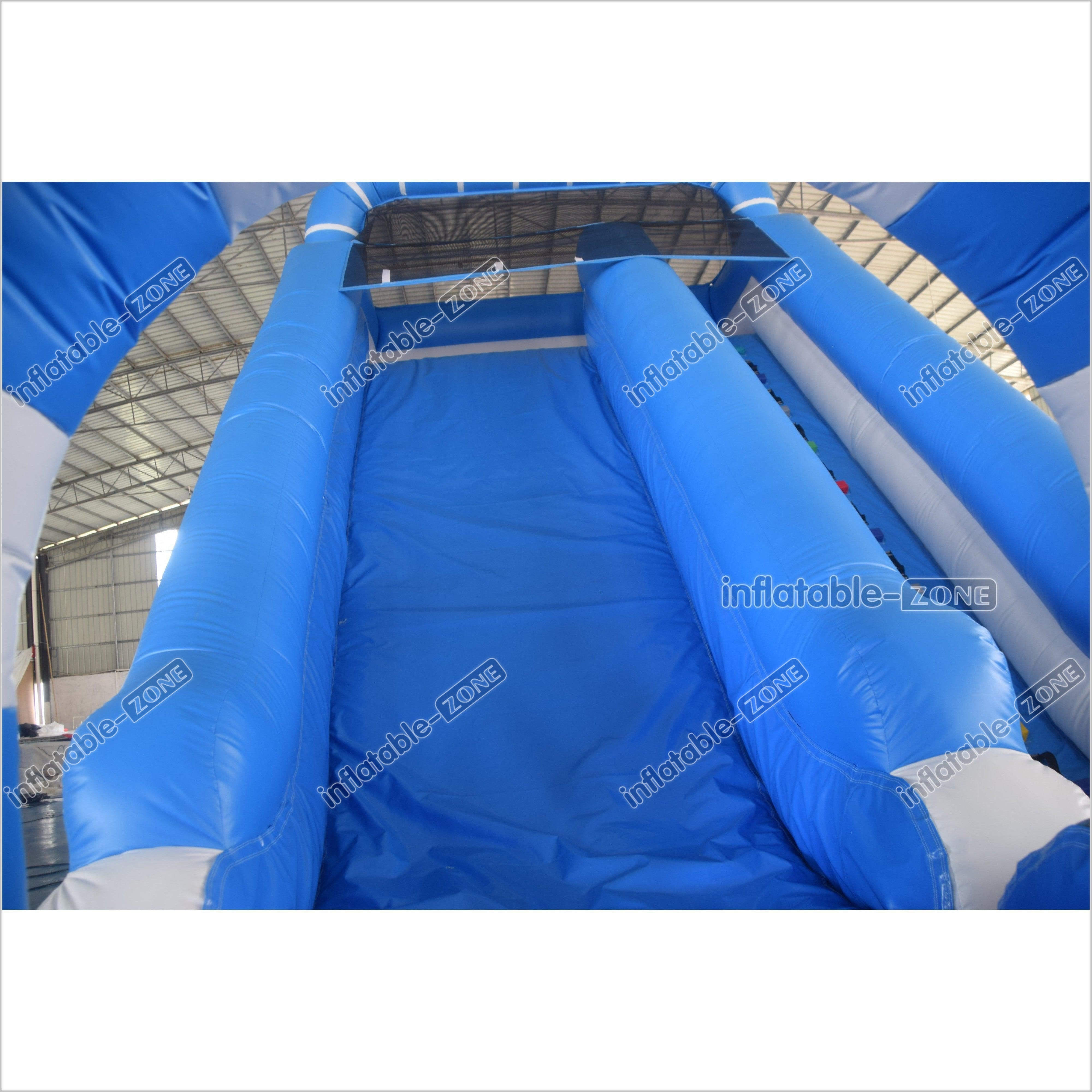 Long Inflatable Super Long Water Slide Inflatable Water Jumper Commercial Inflatable S ...