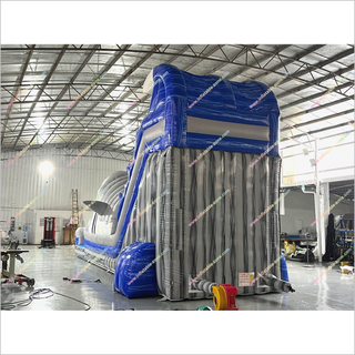 Tall Inflatable Water Slide Rental Shark Pool Indoor Soft Play Equipment Shark Slip And Slide Swimming Pool - Inflatable-Zone