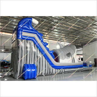 Tall Inflatable Water Slide Rental Shark Pool Indoor Soft Play Equipment Shark Slip And Slide Swimming Pool - Inflatable-Zone