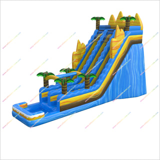 Inflatable Play Center Swimming Pool Water Slide Commercial Activities Tall Inflatable Water Slides For Sale