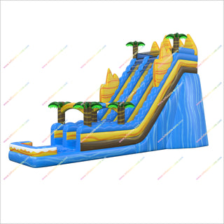 Inflatable Play Center Swimming Pool Water Slide Commercial Activities Tall Inflatable Water Slides For Sale
