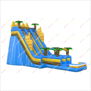 Inflatable Play Center Swimming Pool Water Slide Commercial Activities Tall Inflatable Water Slides For Sale