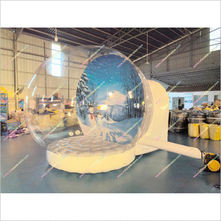The Snowman Snow Globe Winter-Themed Backdrop Snow Globe Inflatable Christmas Photo Booth For Holiday Party