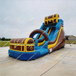 Treasure Chest Best Inflatable Water Slide To Buy Large Park Near Me Pool Water Slides For Sale