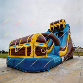 Treasure Chest Best Inflatable Water Slide To Buy Large Park Near Me Pool Water Slides For Sale