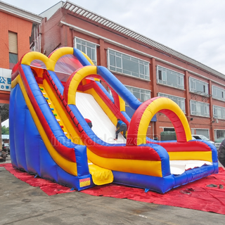 Experience triple the fun with our Triple Inflatable Slide! Inspired by the iconic Dubai skyline, this skier-themed slide promises thrilling rides for all. With its towering height and durable design, it's the ultimate centerpiece for unforgettable events and parties.