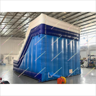 Triple Lane Water Slide Inflatable Backyard Swimming Pool Adult Family Games Inflatable Water Slide That Goes Into Pool