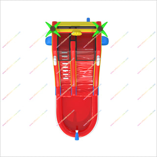 Tropical Paradise Water Slide Inflatable Garden Games Inflatable Slide For Above Ground Pool