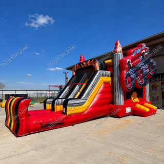 Rev up the excitement with our Truck Bounce House Slide Combo Adventure! Perfect for adults and parties, this inflatable from All Fun Bouncing Inflatables promises non-stop fun. With its thrilling slide and bounce area, it's sure to be a hit at any event. Get ready to revitalize your party with this exciting inflatable attraction!