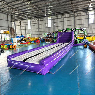 Tumble Track Gymnastics Mat Inflatable Air Ramp Trampoline Tumbling Gym Inflatable Mat For Tumbling Exercise