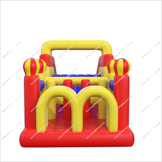 Water Bounce House Obstacle Course Pool Inflatable Assault Course Outdoor Play Equipment For Sale