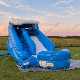 Discover the ultimate backyard fun with our Waterslide Near Me! Whether for a water bounce house or a blow-up slide for your above ground pool, this inflatable jumping castle delivers endless excitement. Order now and turn your backyard into the ultimate splash zone!