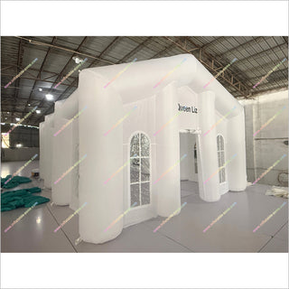 White Inflatable Tent Large Wedding Party Inflatable Advertising Tent Blow Up House For Camping