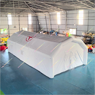 White Inflatable Tent Portable Airtight Medical Emergency Tent Inflatable Field Hospital Tent