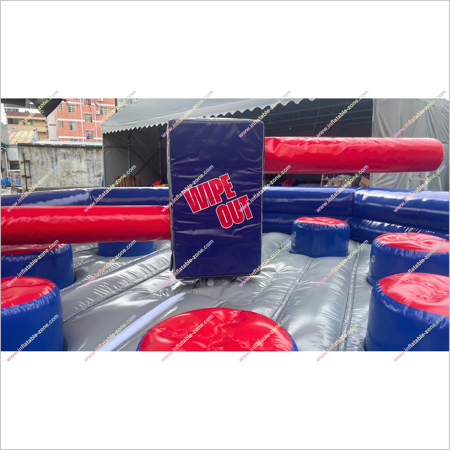 Wipeout Inflatable Game Mechanical Meltdown Sweeper Inflatable Wipeout ...