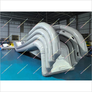 Yacht Inflatable Slide Crazy Sea Floating Lake Games Inflatable Water Slides For Yachts
