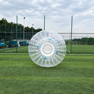 Product name: Zorb Ball Size (LxWxH): 2.5m diameter Material: 0.8mm PVC Colors: same as picture