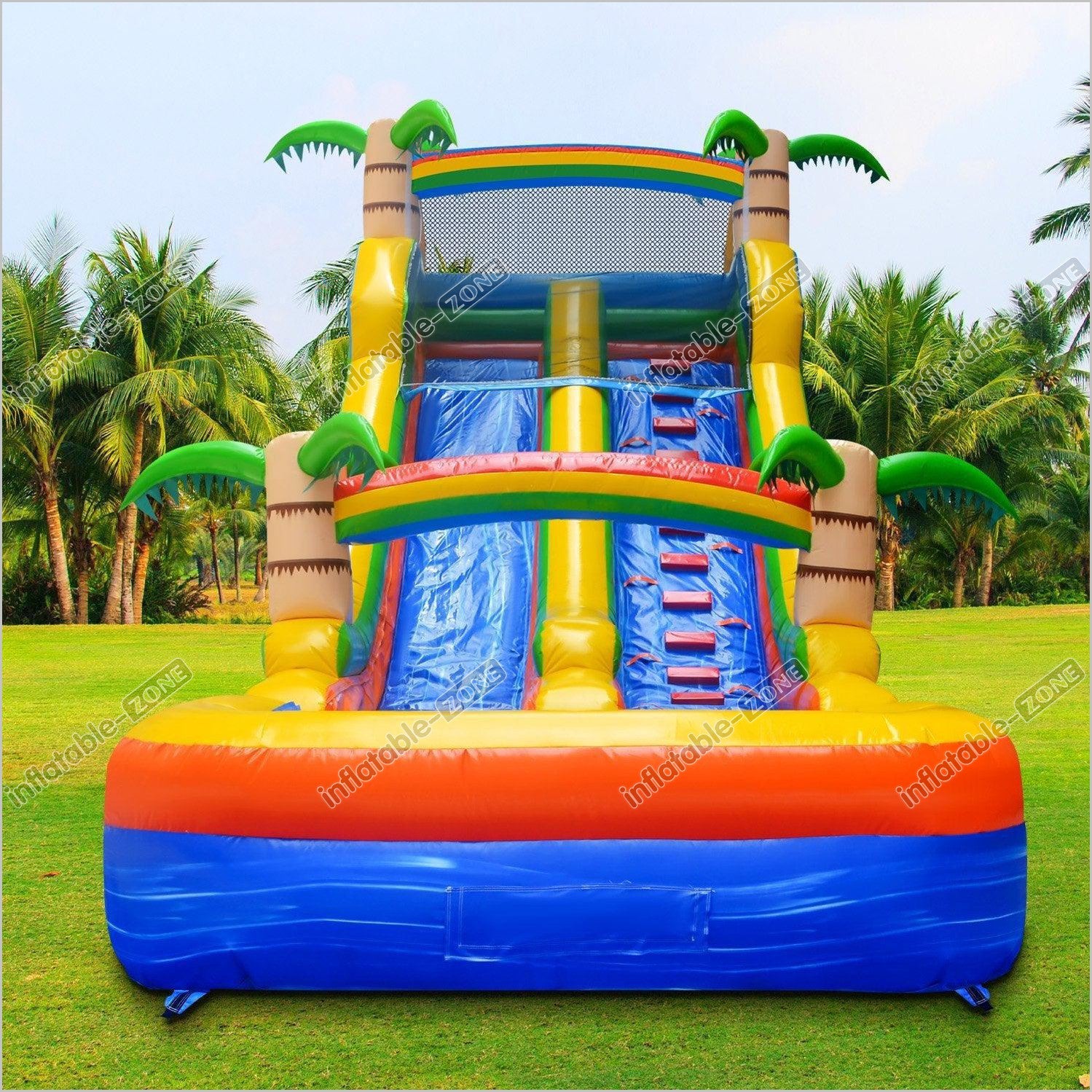 Inflatable water slides commercial pool, blow up bounce house water sl