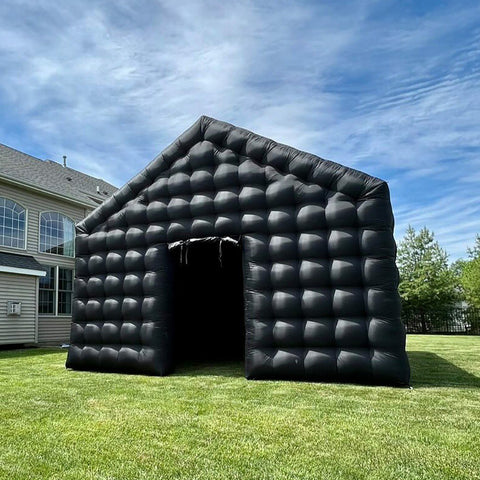 Large Black Inflatable Nightcube Rental Inflatable Disco Tent Big Mobile Portable Inflatable Night Club Party