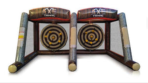 Challenge Sport Game Inflatable Double Axe Throwing Game
