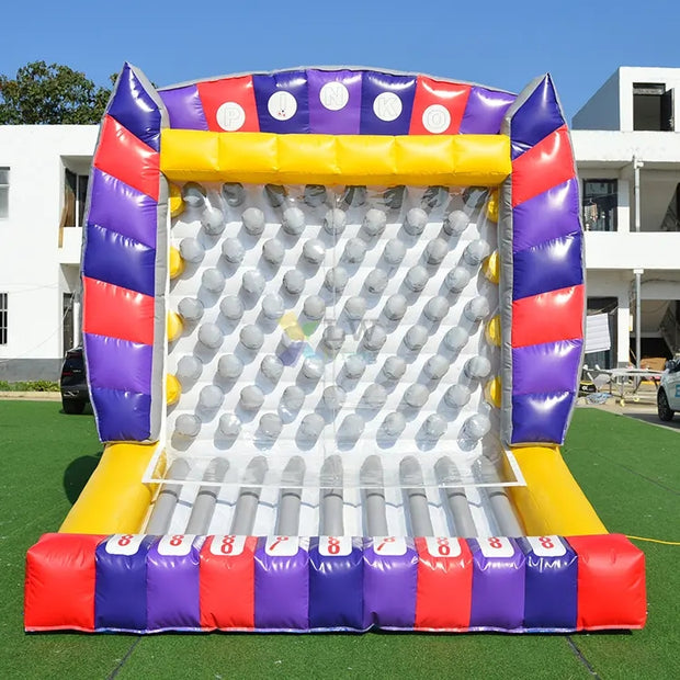 Sports challenge game giant inflatable Plinko game for events