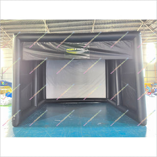 Commercial Golf Simulator Price Inflatable Golf Tent Cage With Projector Inflatable Golf Simulator Enclosure Outside