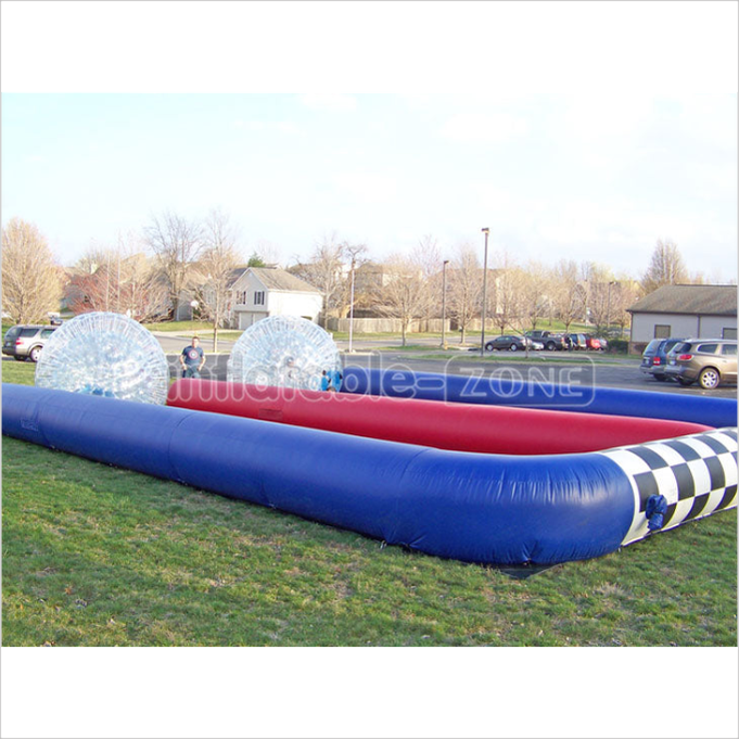 Inflatable Zorb Ball Track, Inflatable Race Track For Grass Zorb Ball ...