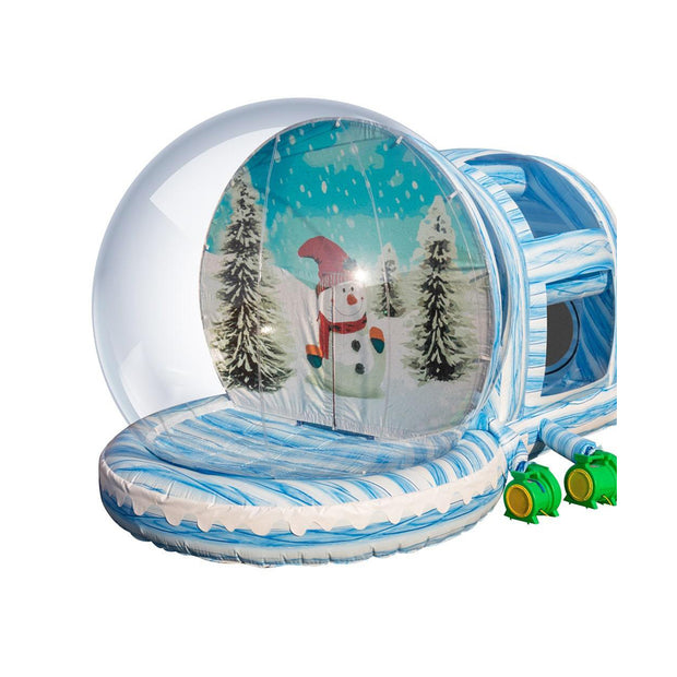 Inflatable Christmas Snow Globe Inflatable Human Igloo Snow Globe With Tunnel