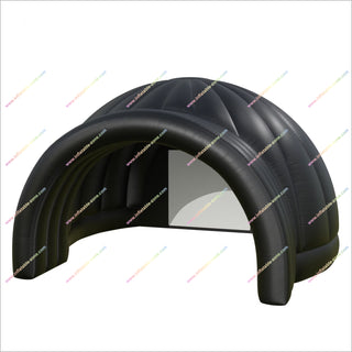 Black Dome Tent Inflatable Event Space Outdoor Commercial Exhibition Inflatable Tent House For Camping