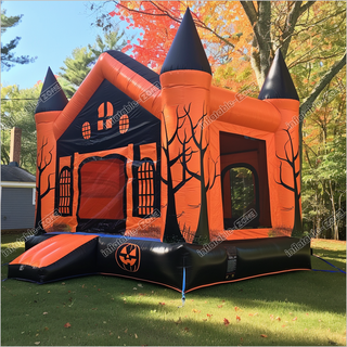 Crazy Outdoor Halloween Outsunny Kids Bouncy Castle Interactive Inflat