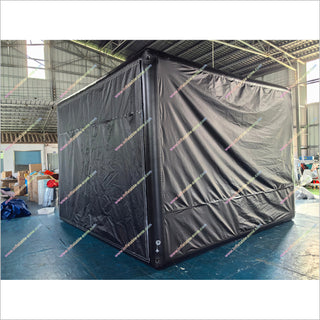 Luxury Home Golf Simulator Enclosure Inflatable Golf Simulator Impact Screens Easy To Set Up Golf Training Tent