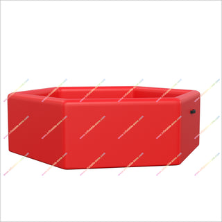 Hexagon Red Ice Bath Bathtub Inflatable Cold Water Tub Best Portable Ice Bath Hire A Portable Swimming Pool