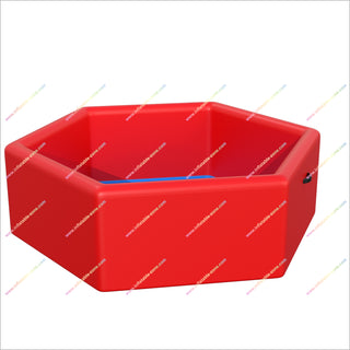 Hexagon Red Ice Bath Bathtub Inflatable Cold Water Tub Best Portable Ice Bath Hire A Portable Swimming Pool