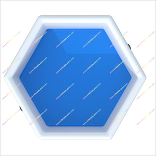Hexagon Shape Ice Bath Inflatable Hot Tub Portable Cold Plunge Inflatable Water Pools Ice Bath Tub For Adults