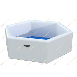 Hexagon Shape Ice Bath Inflatable Hot Tub Portable Cold Plunge Inflatable Water Pools Ice Bath Tub For Adults