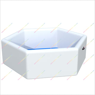 Hexagon Shape Ice Bath Inflatable Tub Portable Cold Plunge Inflatable Water Pools Ice Bath Tub For Adults