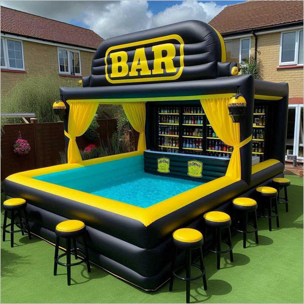 New Inflatables Inflatable Pool Bar Inflatable Pub House Blow Up Pool Barfor Party