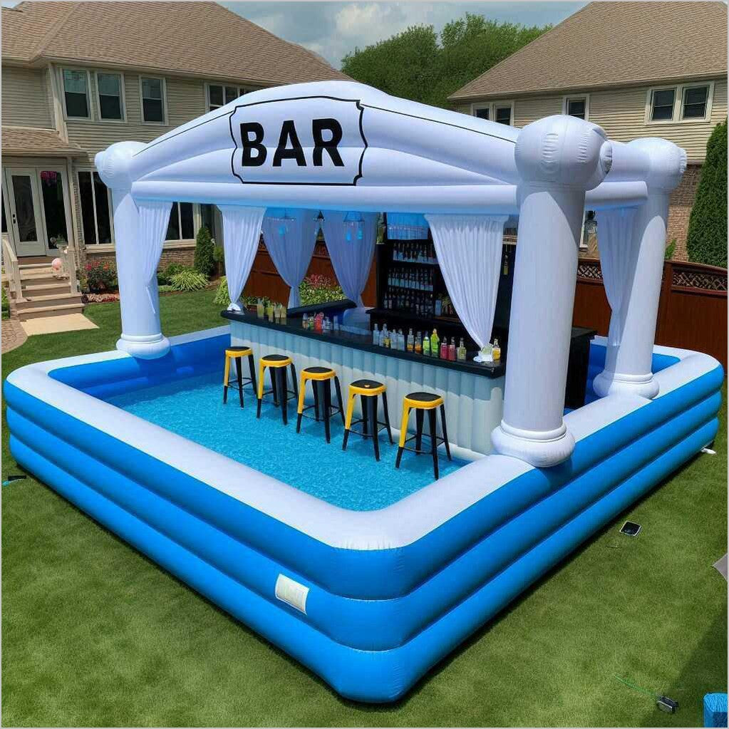 Inflatable Bar Pool Water Blow Up Bar Party Event