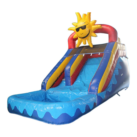 Sunny Fun Inflatable Water Slide Blow Up Party Adults Kids Giant Waterslides With Splash Pool