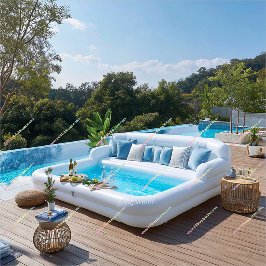 Inflatable Bed Pool Best Party Games Inflatable Sofa Pools Water Float