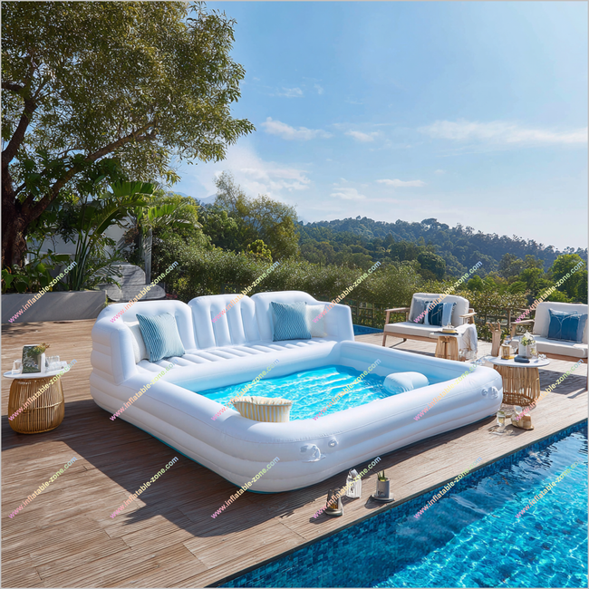 Pool Bed Spring Inflatable Pool Bed Relaxation Equipment Inflatable Sofa Pool Durably