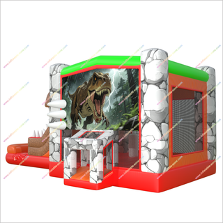 T-Rex Party Inflatable Bounce House And Waterslides Best Wet And Dry Bouncy Castle Inflatable Dinosaur Water Slide Combo Pool