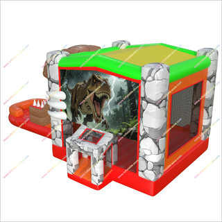 T-Rex Party Inflatable Bounce House And Waterslides Best Wet And Dry Bouncy Castle Inflatable Dinosaur Water Slide Combo Pool